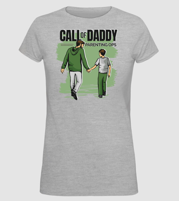 Call of Daddy - Pentru tata model gri pe tricou