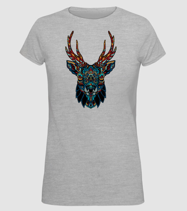 Elan model gri pe tricou