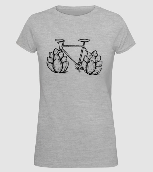 Bicicletă Hamei model gri pe tricou