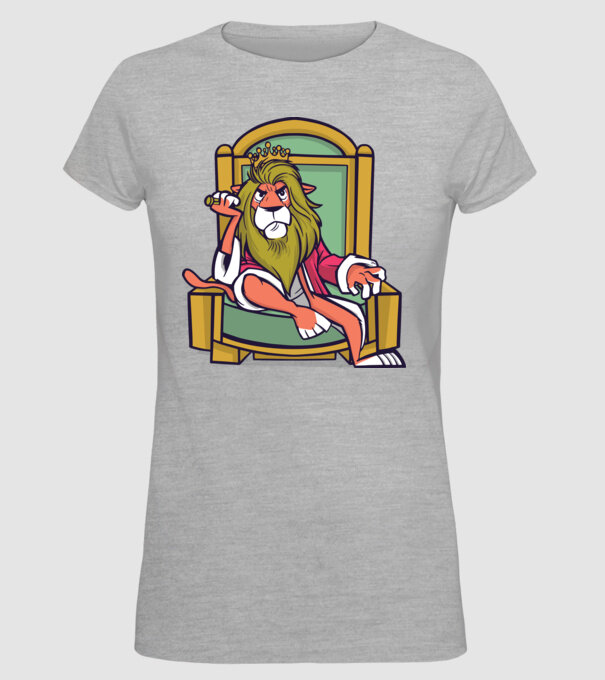 Lion King model gri pe tricou