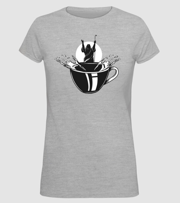 Moise cafea model gri pe tricou
