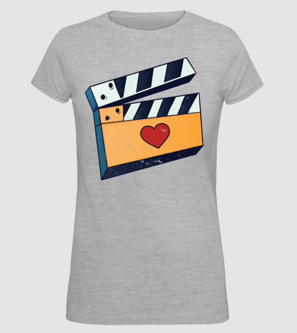 Cinema Film model gri pe tricou