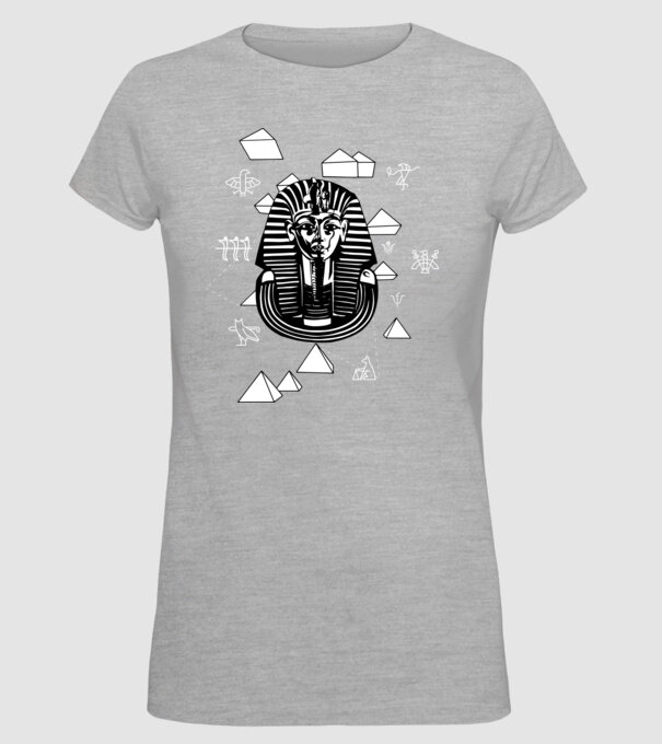 Egiptul Antic Faraon model gri pe tricou