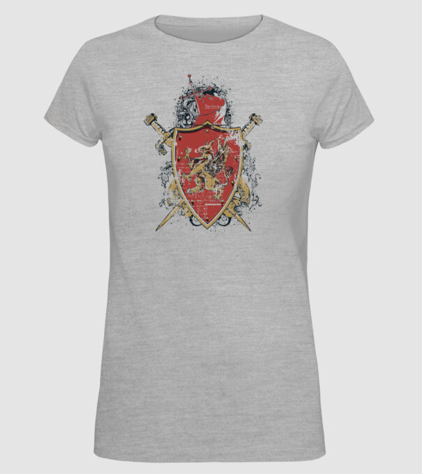 Scut model gri pe tricou