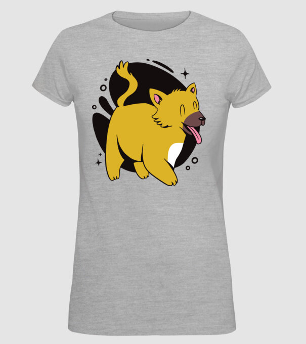 Vulpe model gri pe tricou