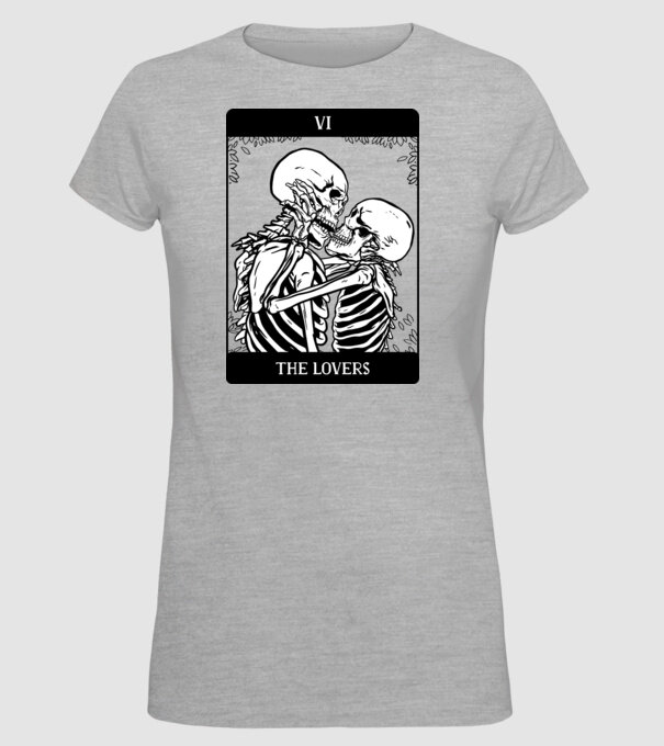 Schelete îndrăgostite model gri pe tricou