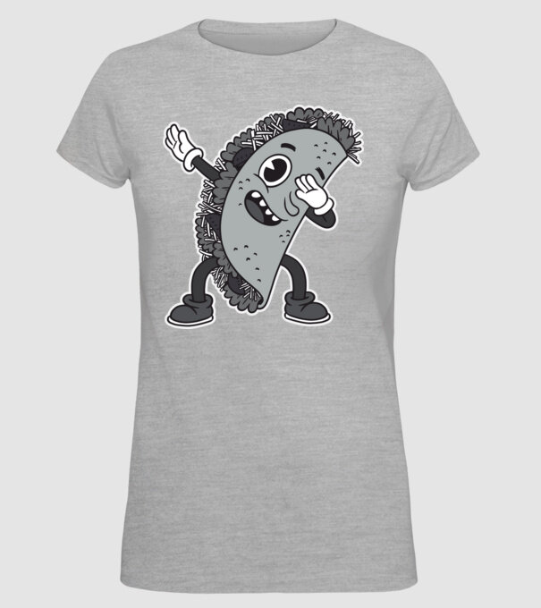 Taco DAB model gri pe tricou