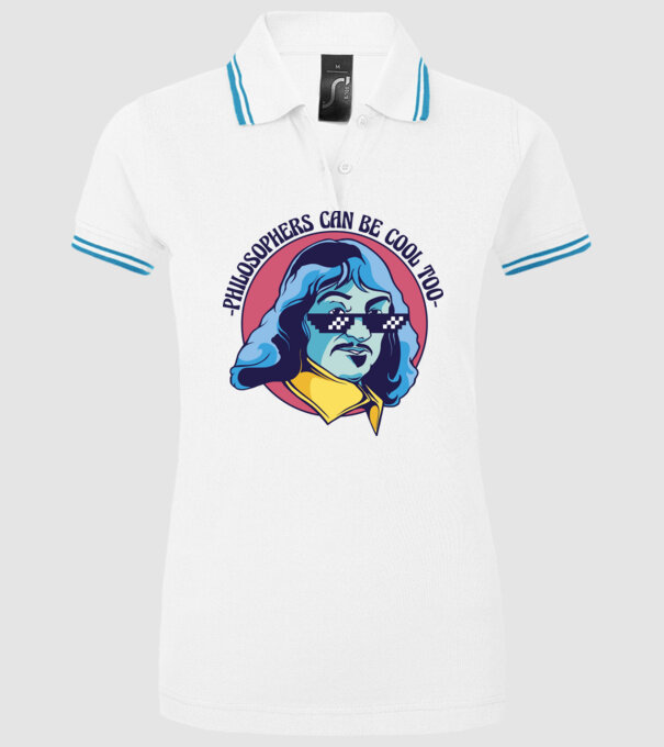 Chiar și Filozofii pot fi cool model alb pe tricou
