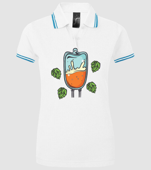 Grupa mea de sânge este IPA model alb pe tricou