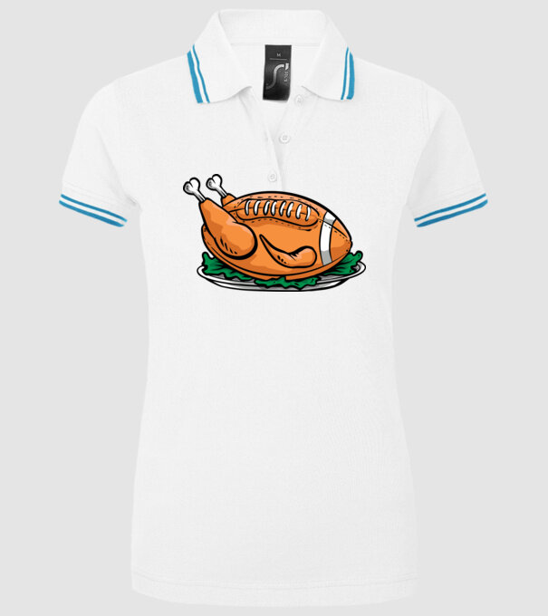 Fotbal american Curcan model alb pe tricou