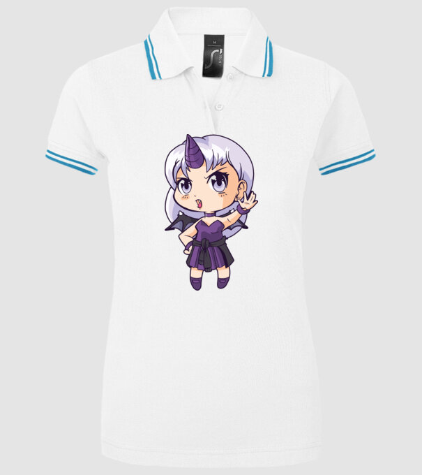 Anime Manga Fată Unicorn model alb pe tricou