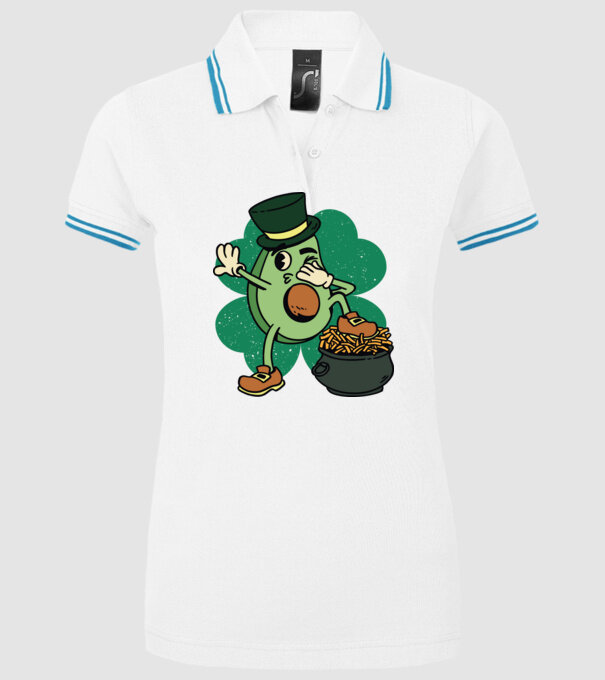 Avocado St. Patrick DAB model alb pe tricou