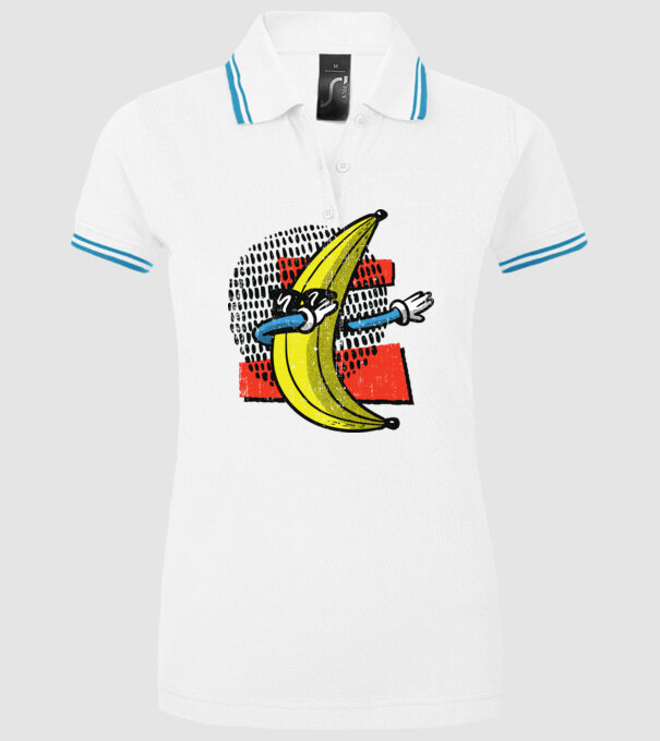Banană DAB model alb pe tricou