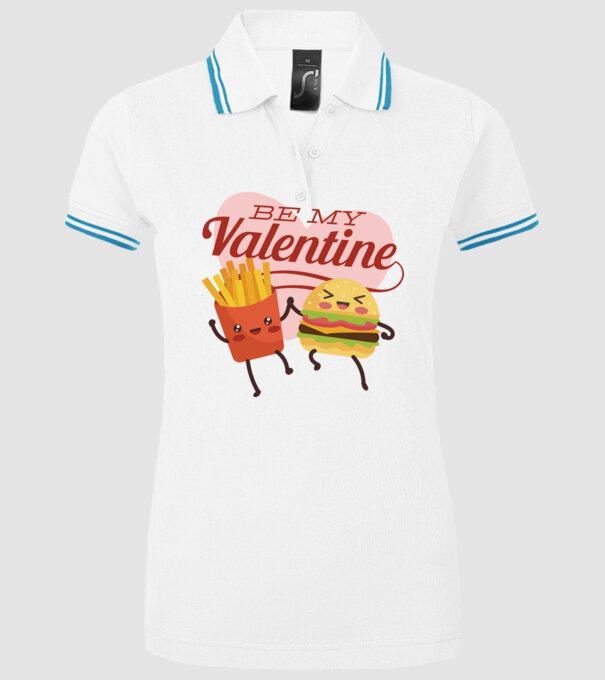 Be my Valentine - Fii dragostea mea tricou pentru Valentine s Day model alb pe tricou