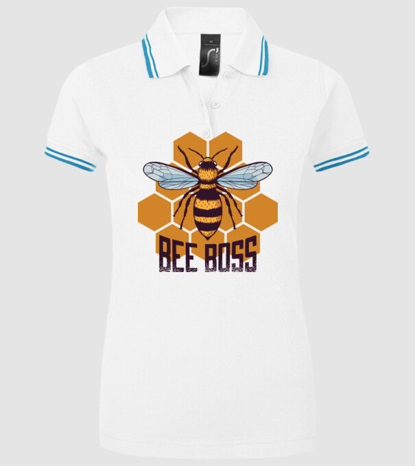 Bee Boss Șef Apicultor model alb pe tricou