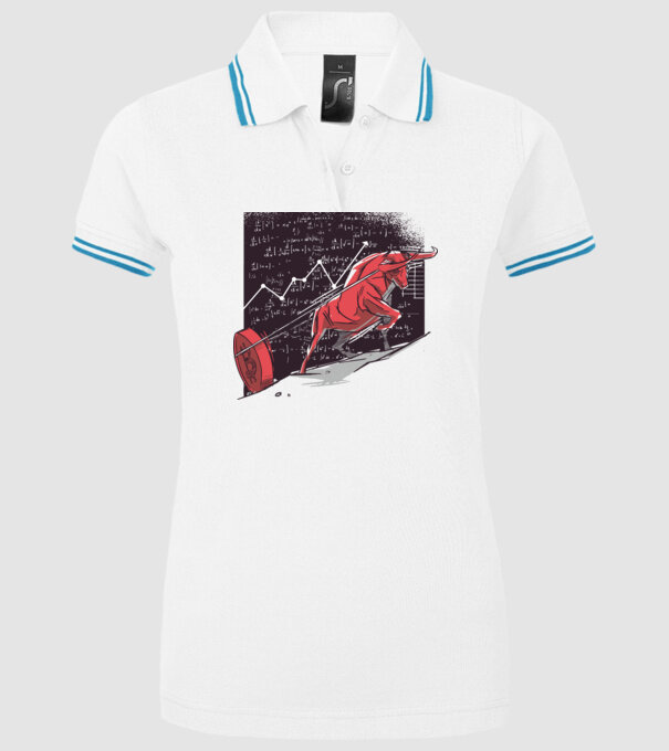 Taur Bitcoin model alb pe tricou