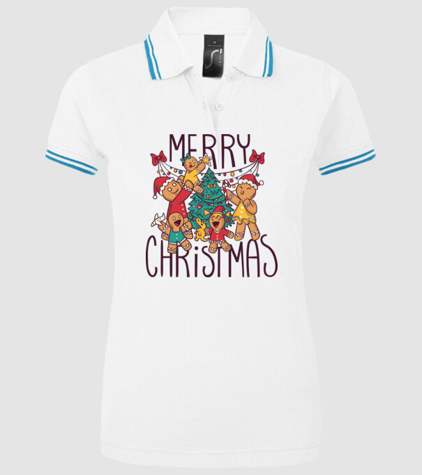 Crăciun Fericit model alb pe tricou