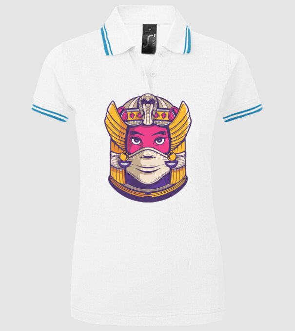 Cleopatra Mască model alb pe tricou