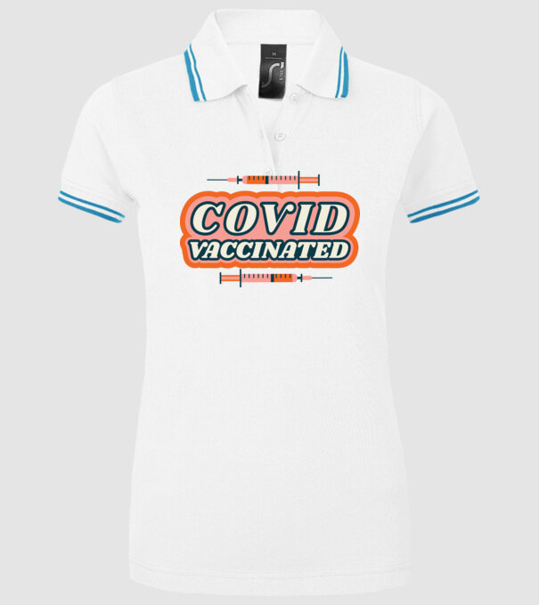 Vaccin Covid model alb pe tricou