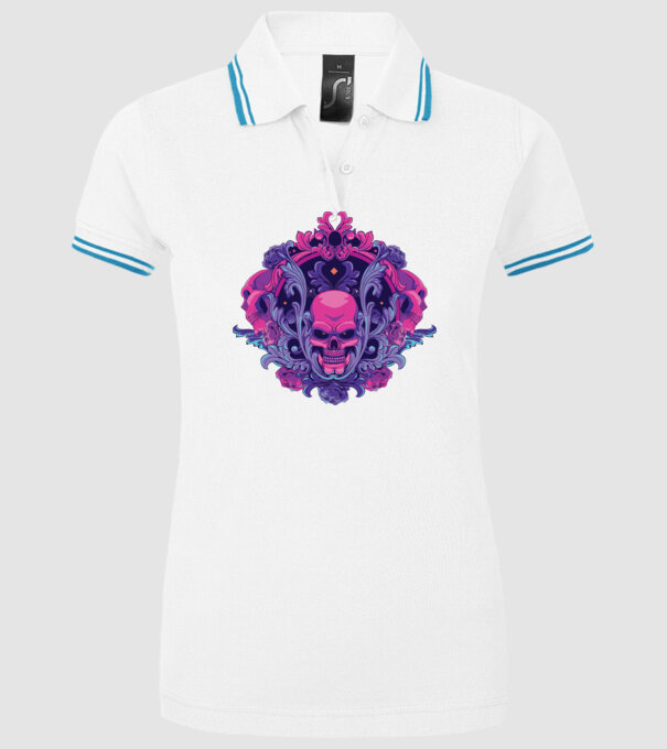 Cranii Dark Skull model alb pe tricou