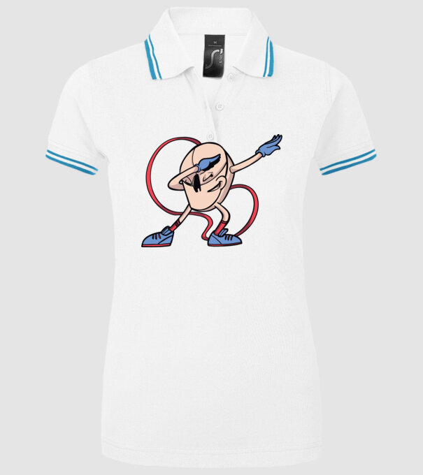 Șoarece DAB model alb pe tricou