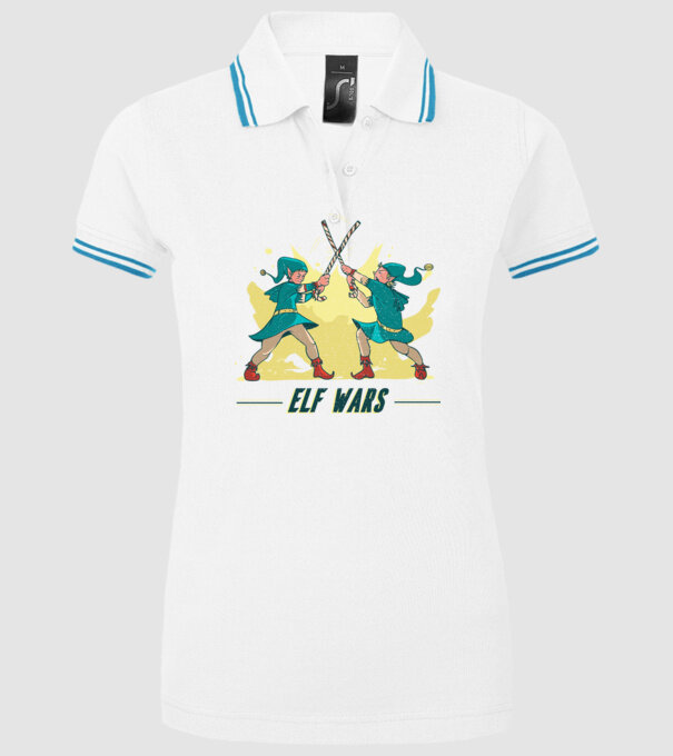 Războiul elfilor model alb pe tricou