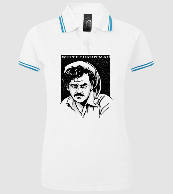 Crăciun alb cu Pablo model alb pe tricou