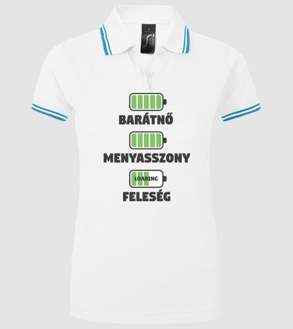 Soție model alb pe tricou