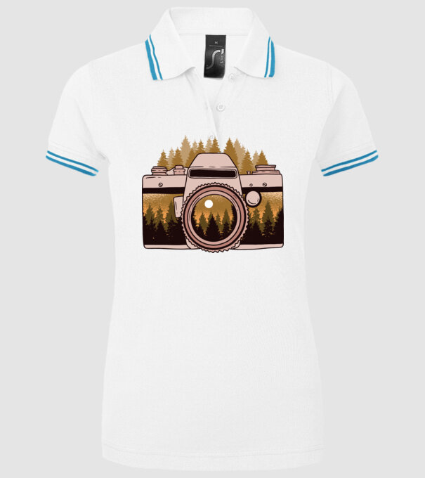 Natură Fotograf tricou fotograf model alb pe tricou
