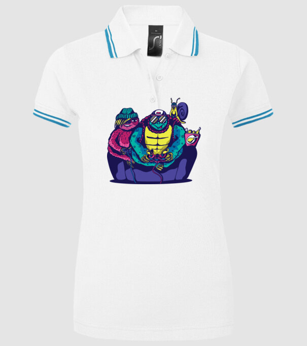 Animale Gamer model alb pe tricou