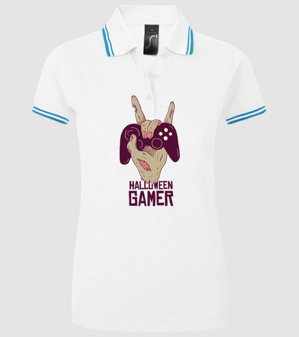 Halloween Gamer tricou Zombie model alb pe tricou
