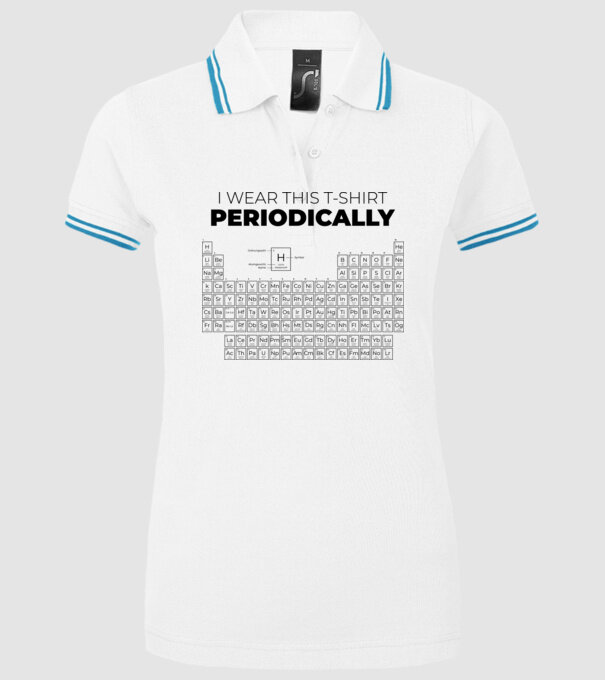 I wear this t-shirt periodically model alb pe tricou