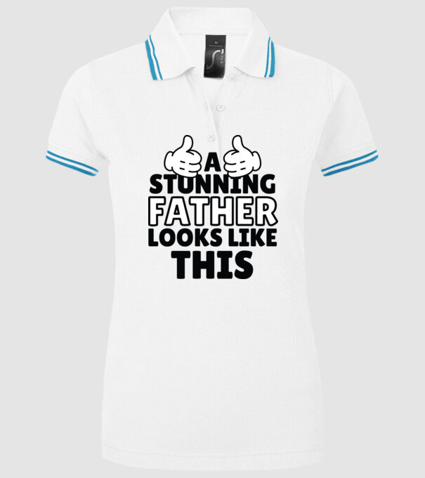 Așa arată un tată extraordinar model alb pe tricou