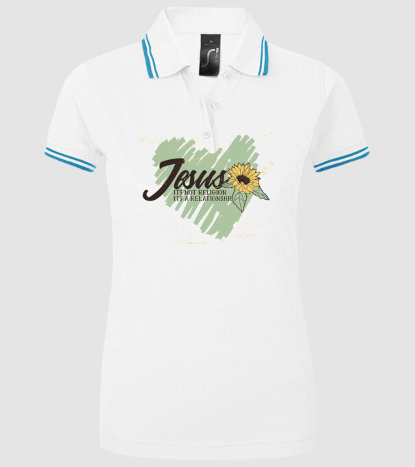 Inima lui Isus - Nu o religie, ci o relație model alb pe tricou