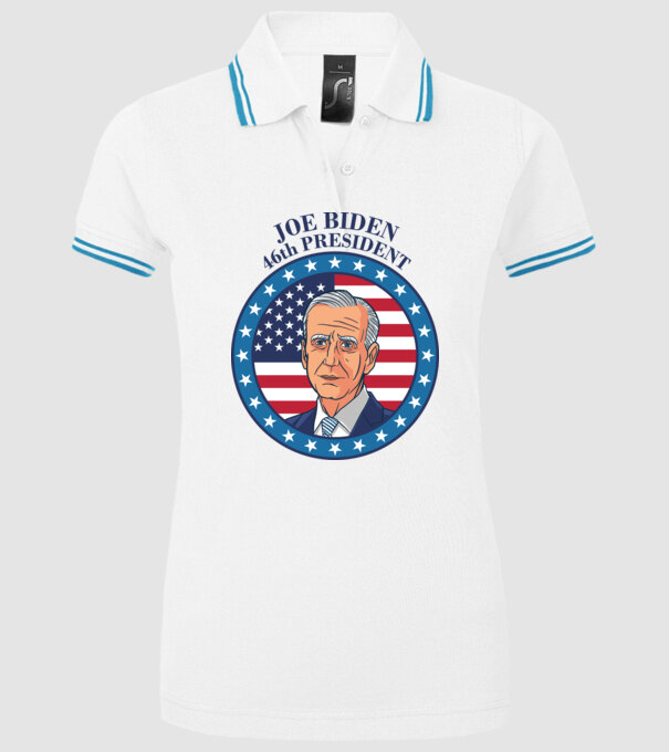 Joe Biden cel de-al 46-lea președinte al SUA model alb pe tricou
