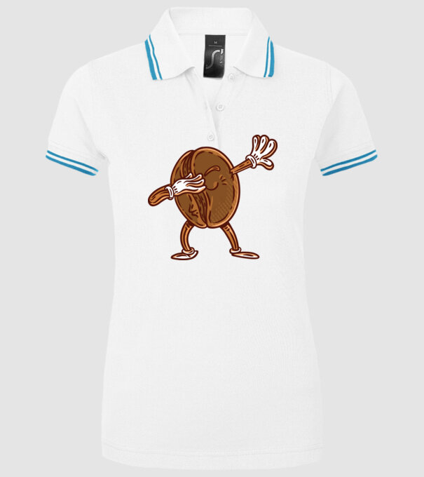 Cafea DAB model alb pe tricou