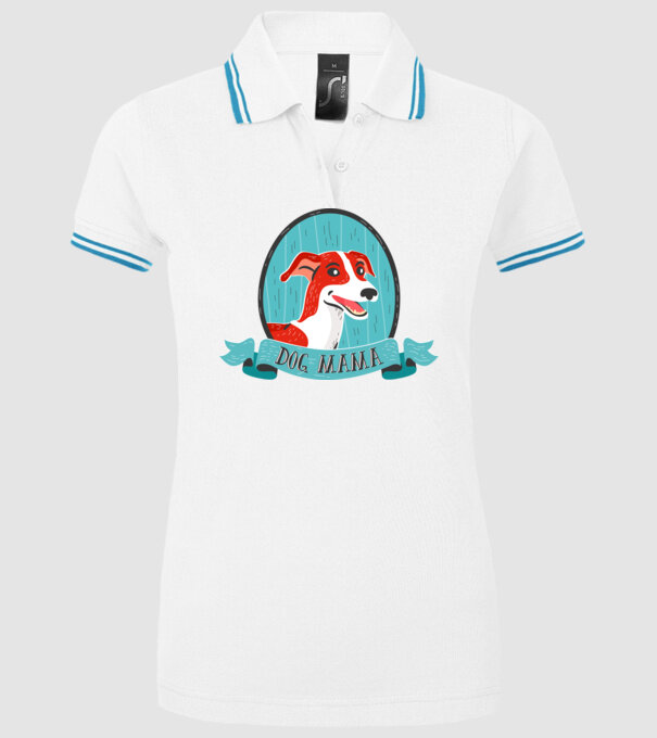 Câine Mamă model alb pe tricou