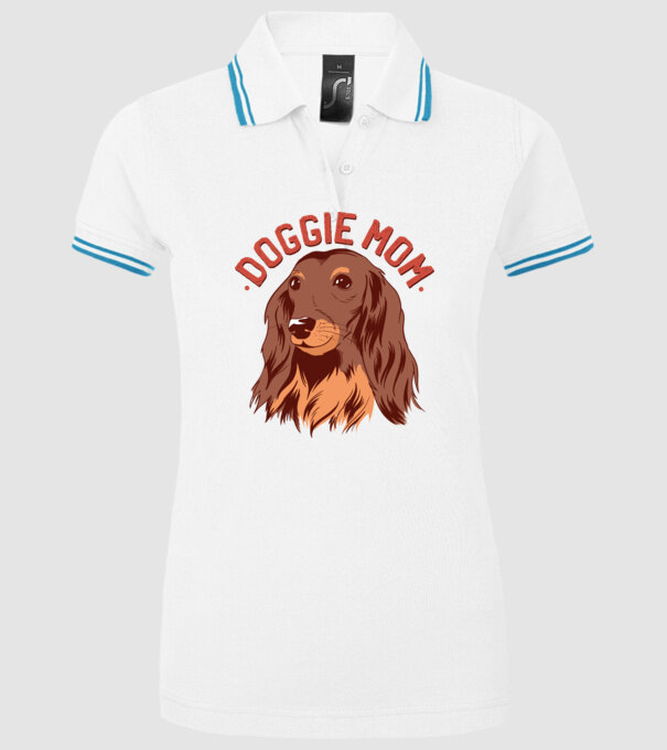 Mamă de Câine model alb pe tricou
