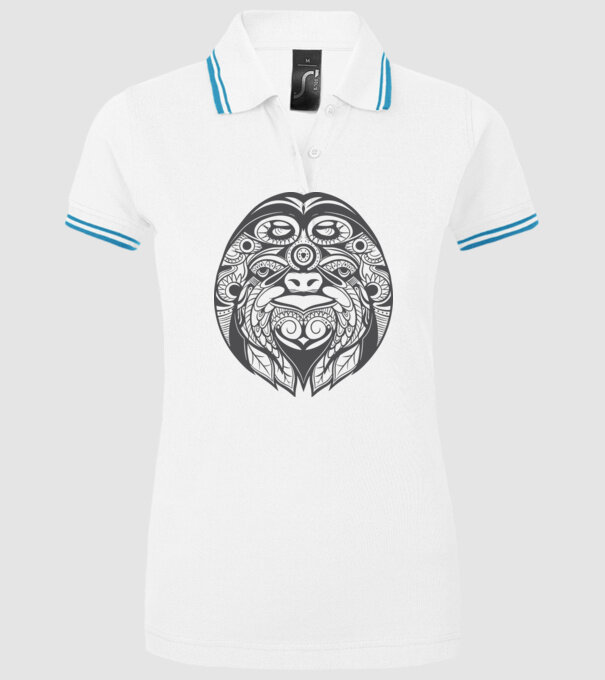 Motiv Leneș model alb pe tricou