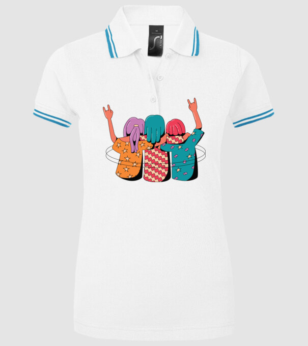 Cele mai bune prietene model alb pe tricou