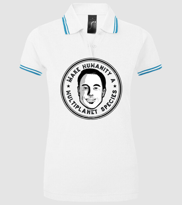 Make humanity a Multiplanet species Elon Musk model alb pe tricou