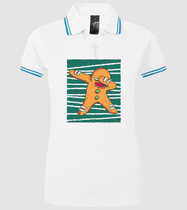 Turtă dulce DAB Crăciun model alb pe tricou