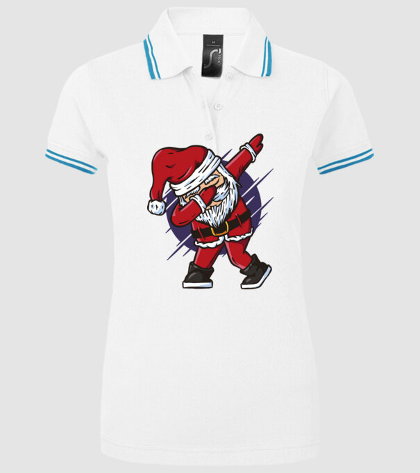 Moș Crăciun DAB model alb pe tricou
