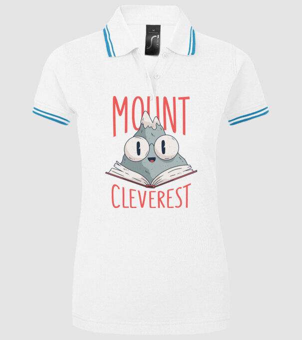 Tricou Mount Cleverest model alb pe tricou