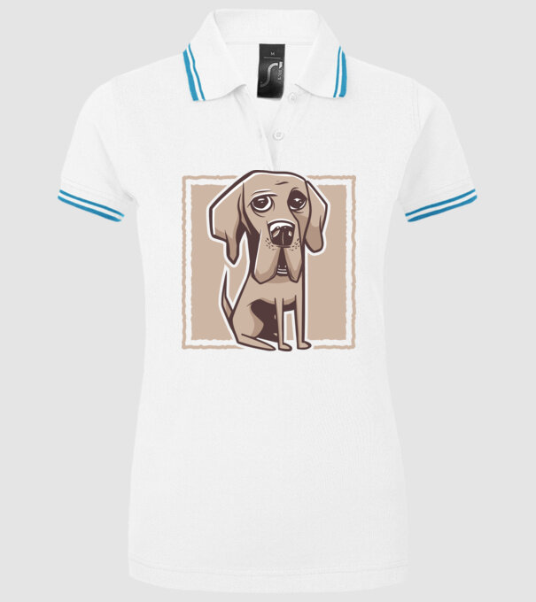 Câine Mastiff german model alb pe tricou