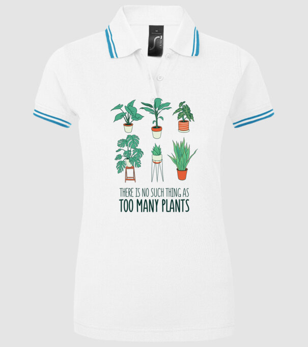 Este imposibil să existe prea multe plante model alb pe tricou