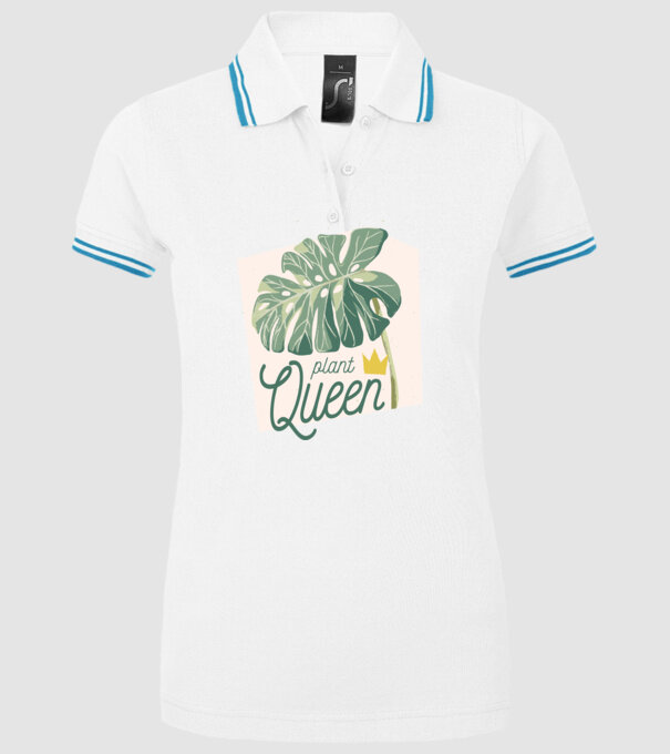 Plant Queen model alb pe tricou