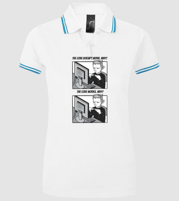 Programator Meme model alb pe tricou