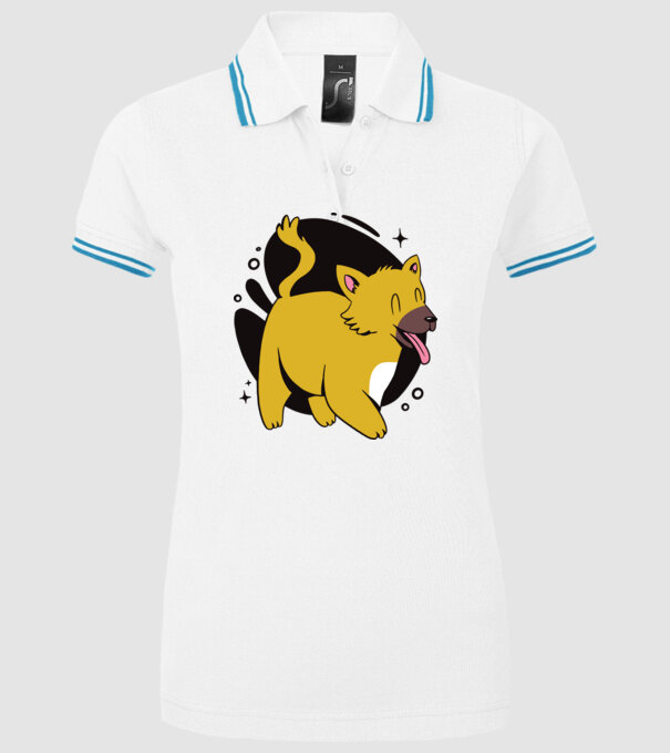 Vulpe model alb pe tricou