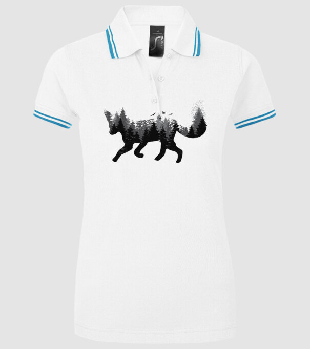 Vulpe pădure Natură model alb pe tricou